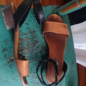 Madewell Veronique sandal mule Alexa chung heel